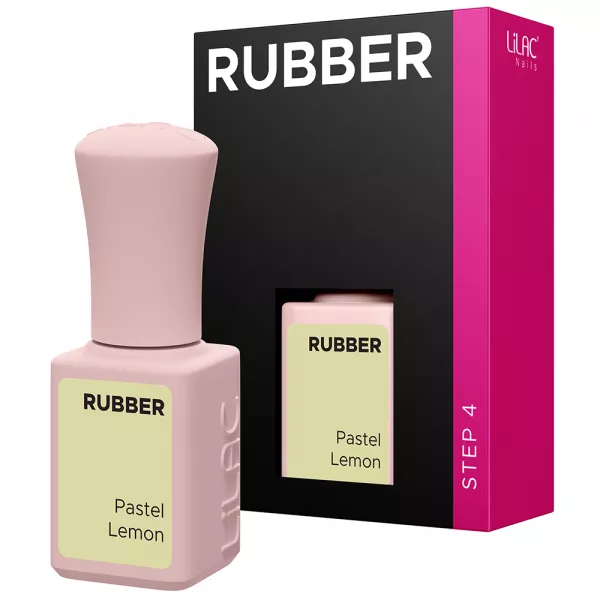 Oja semipermanenta Lilac Rubber Pastel Lemon 6 g