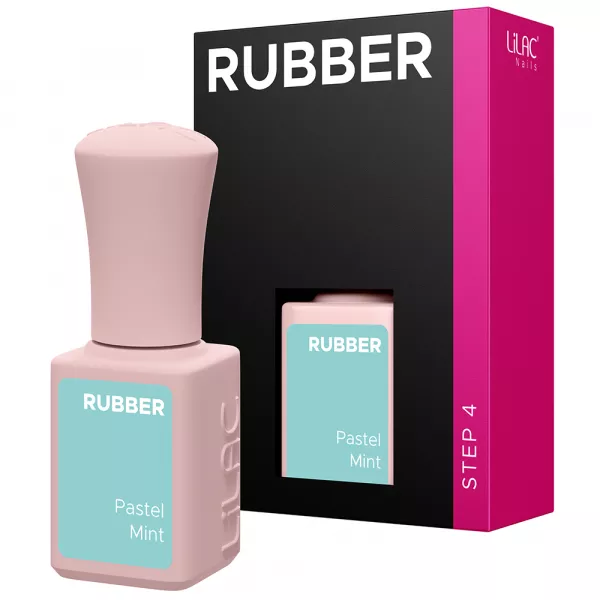 Oja semipermanenta Lilac Rubber Pastel Mint 6 g