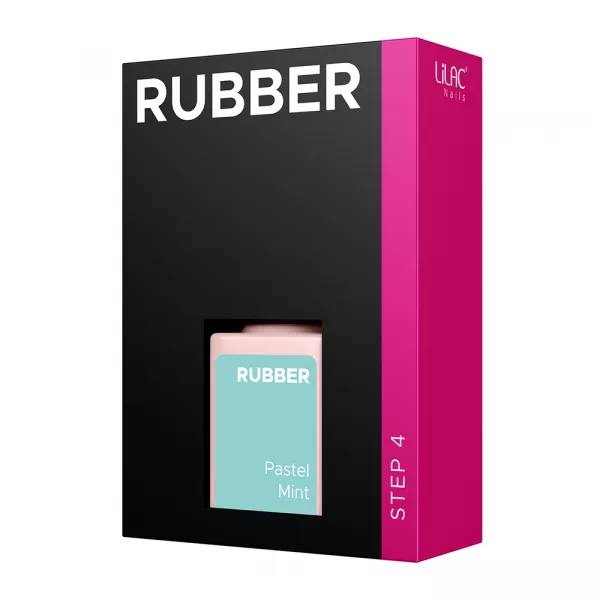 Oja semipermanenta Lilac Rubber Pastel Mint 6 g