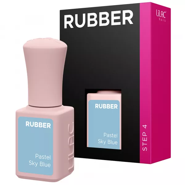 Oja semipermanenta Lilac Rubber Pastel Sky Blue 6 g