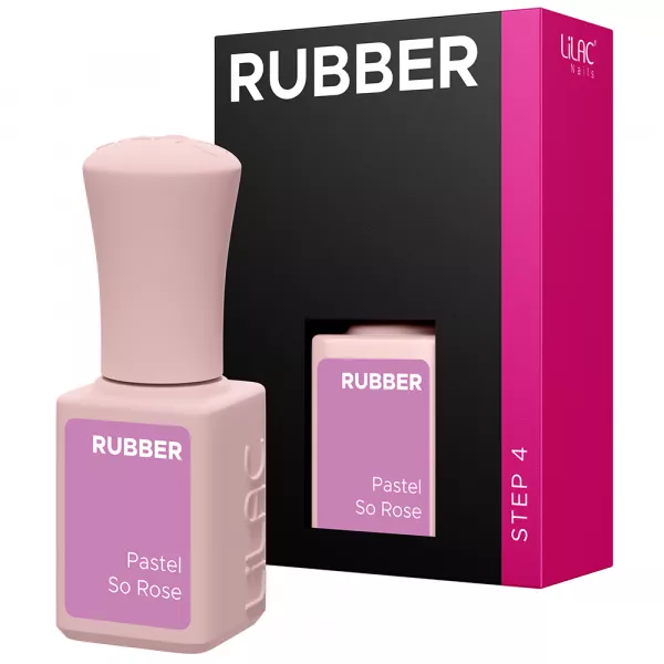 Oja semipermanenta Lilac Rubber Pastel So Rose 6 g