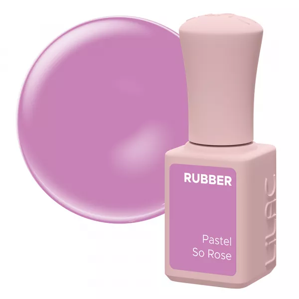 Oja semipermanenta Lilac Rubber Pastel So Rose 6 g