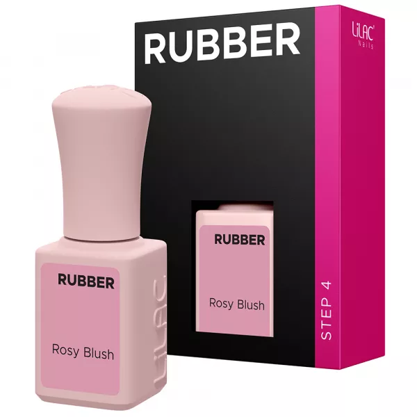Oja semipermanenta Lilac Rubber Rosy Blush 6 g