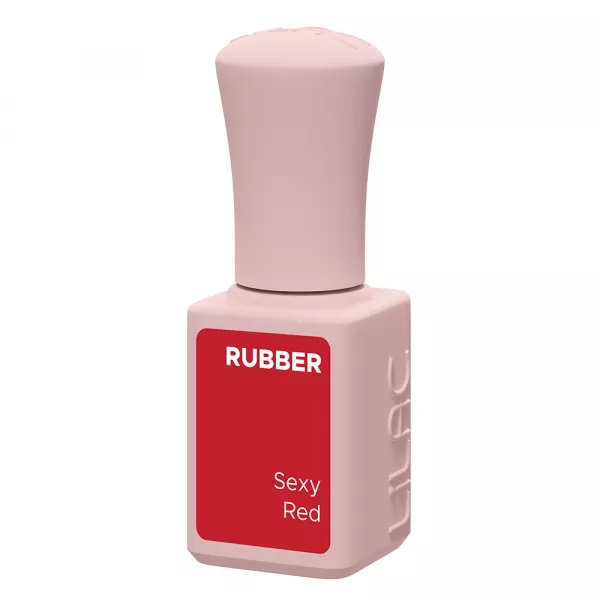 Oja semipermanenta Lilac Rubber Sexy Red 6 g