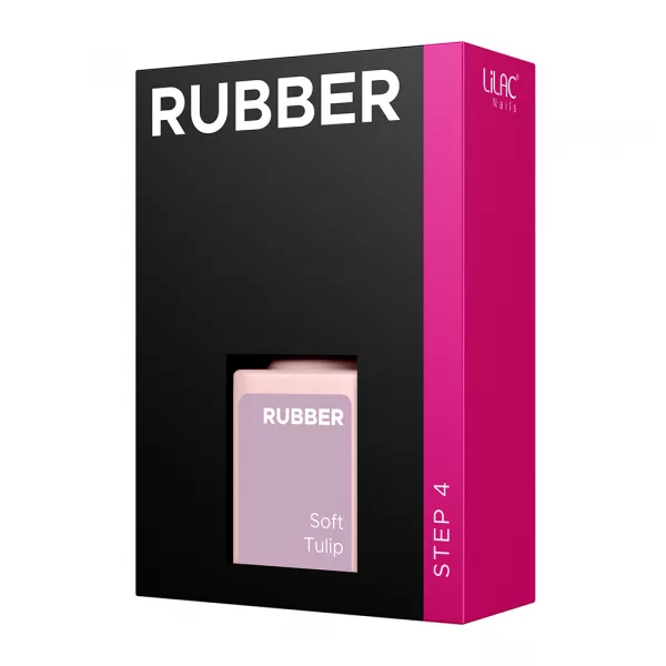 Oja semipermanenta Lilac Rubber Soft Tulip 6 g