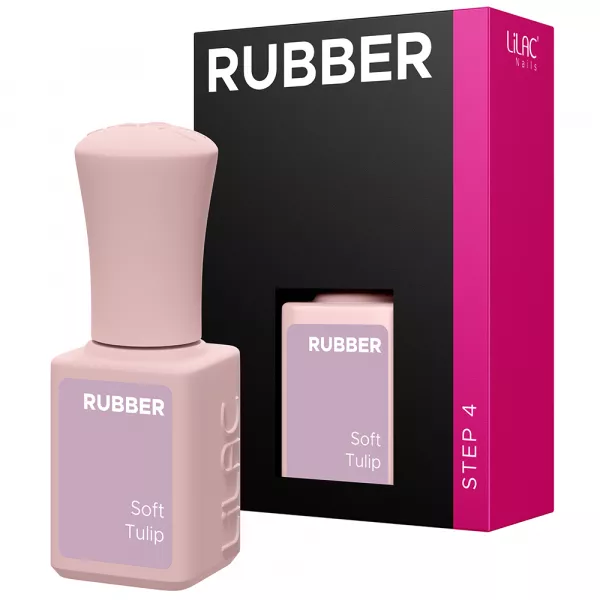Oja semipermanenta Lilac Rubber Soft Tulip 6 g