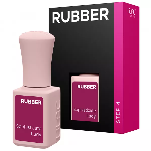 Oja semipermanenta Lilac Rubber Sophisticate Lady 6 g