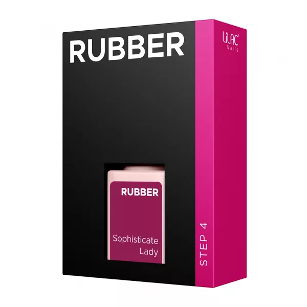 Oja semipermanenta Lilac Rubber Sophisticate Lady 6 g