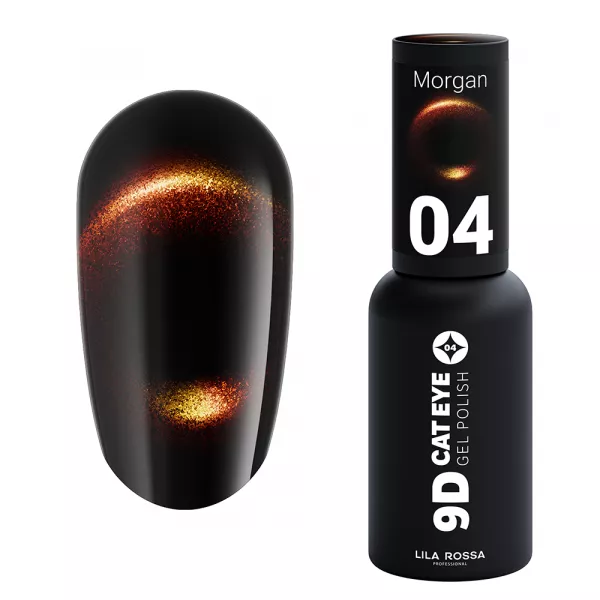 Oja semipermanenta Lila Rossa, 9D Cat Eye, 7g, Morgan
