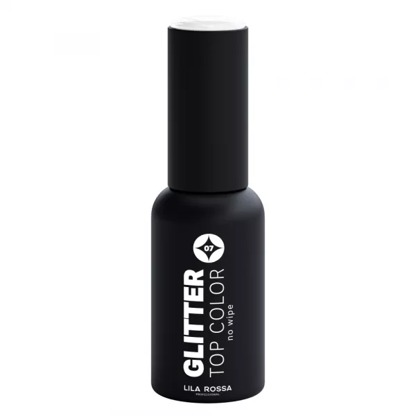 Oja semipermanenta Lila Rossa, Glitter top color, Twinkle, 7 ml