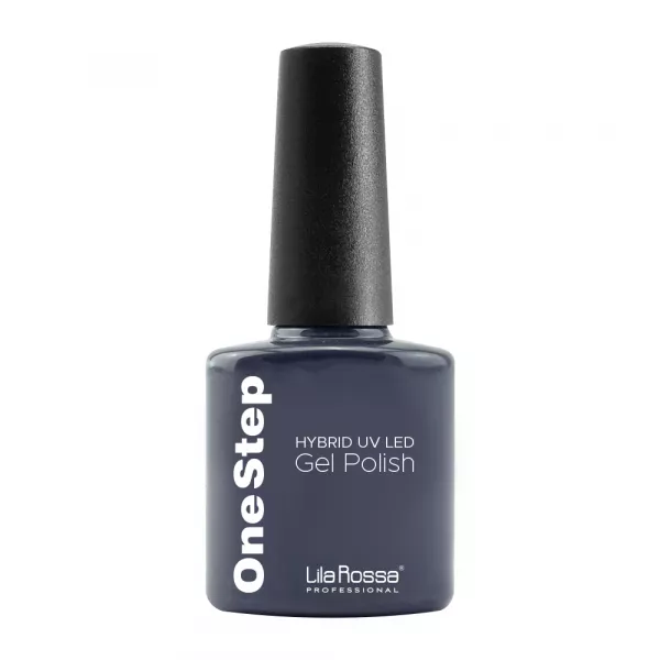 Oja semipermanenta, Lila Rossa, OneStep, 3 in 1, 095 dim gray, 7 ml