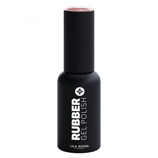 Oja semipermanenta, Lila Rossa, Rubber, 005 bubble sheel lucios, 7 ml