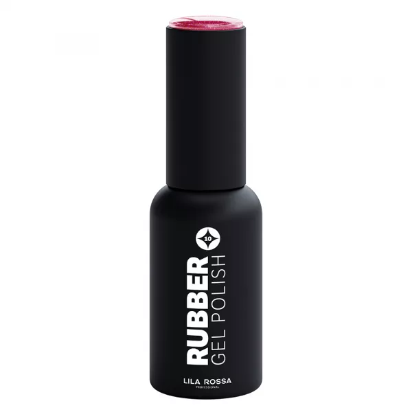Oja semipermanenta, Lila Rossa, Rubber, 010 rose petal sidefat, 7 ml