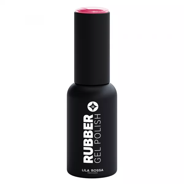 Oja semipermanenta, Lila Rossa, Rubber, 011 cerise lucios, 7 ml