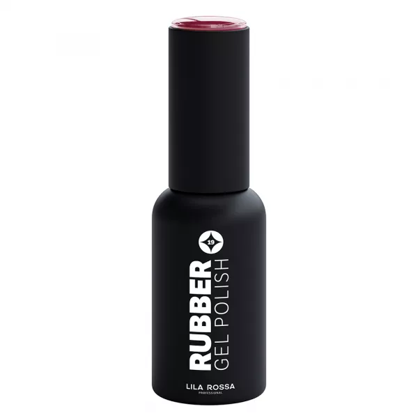 Oja semipermanenta, Lila Rossa, Rubber, 019 aubergine lucios, 7 ml