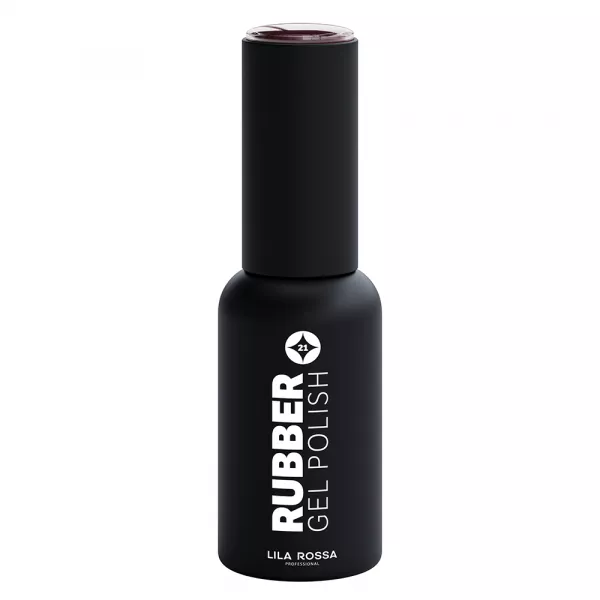 Oja semipermanenta, Lila Rossa, Rubber, 021 red moon lucios, 7 ml