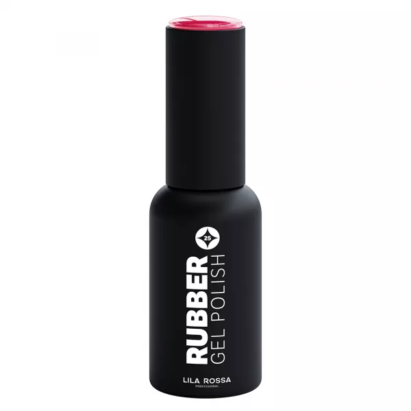 Oja semipermanenta, Lila Rossa, Rubber, 025 Wild cherry lucios, 7 ml