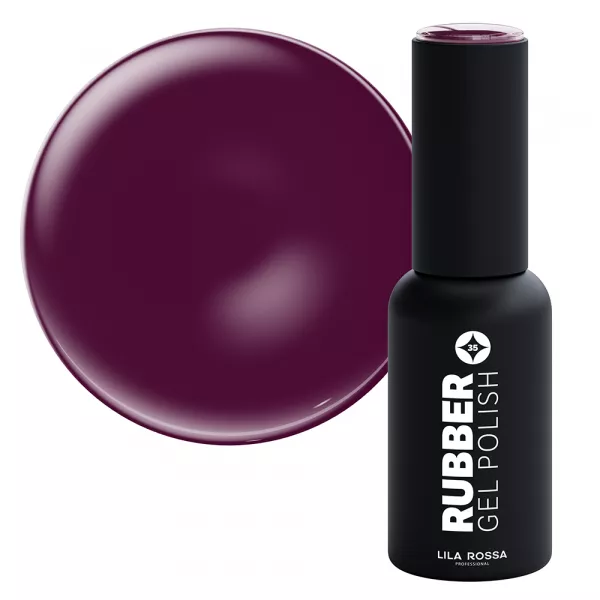 Oja semipermanenta, Lila Rossa, Rubber, 035 burgundy, 7 ml