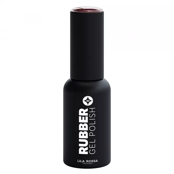 Oja semipermanenta, Lila Rossa, Rubber, 043 marsala, 7 ml