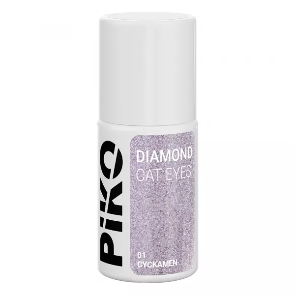 Oja semipermanenta Piko, 7 ml, Diamond Cat Eyes, 01 Cyckamen
