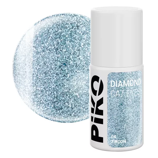 Oja semipermanenta Piko, 7 ml, Diamond Cat Eyes, 04 Zircon