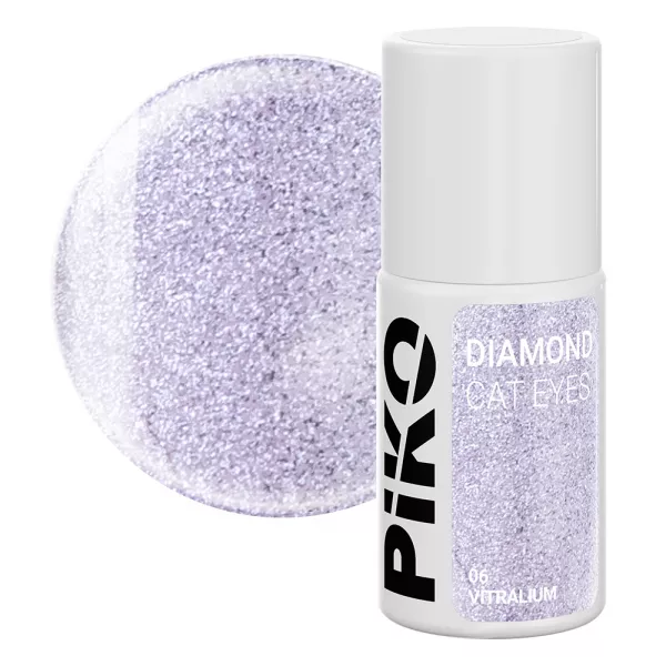 Oja semipermanenta Piko, 7 ml, Diamond Cat Eyes, 06 Vitralium
