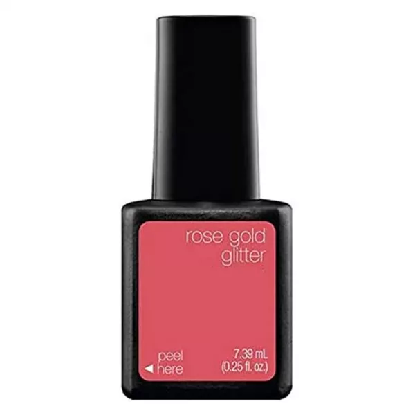 Oja semipermanenta SensatioNail 7.39 ml Rose Gold Glitter