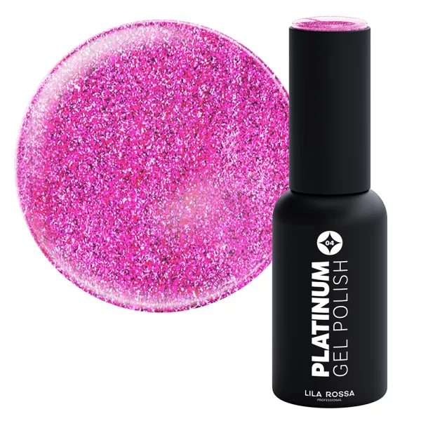 Oja semipermanenta Lila Rossa, Platinum, 7 g, Fuchsia