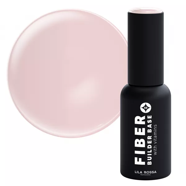 Fiber Builder Base cu Vitamine, Lila Rossa, 7 g, Light Pink