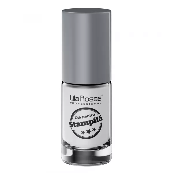 Oja Vogue pentru stampila, 6 ml, alba