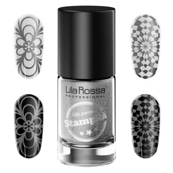 Oja Vogue pentru stampila, 6 ml, silver