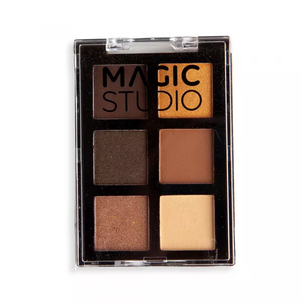 Paleta farduri, Magic Studio, 6 nuante, Brown