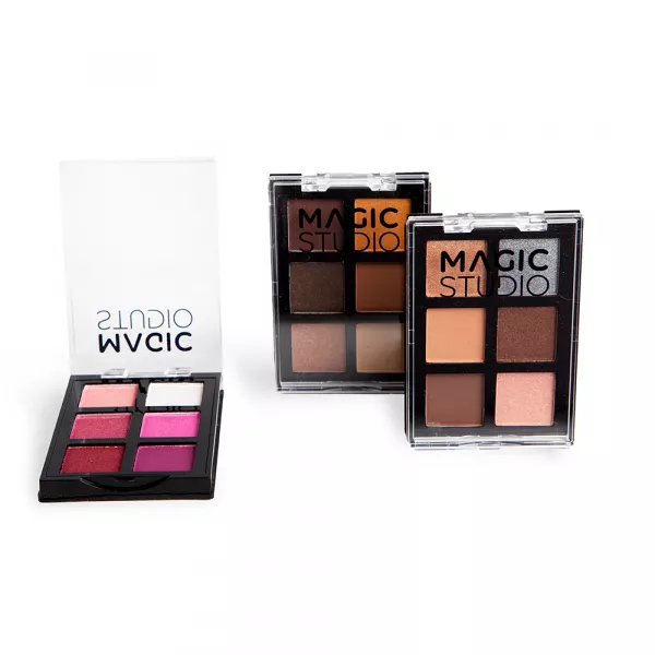 Paleta farduri, Magic Studio, 6 nuante, Brown