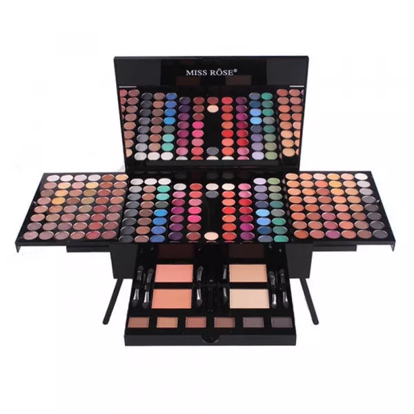 Trusa de farduri Easy Glow, Miss Rose, Lila Rossa, 180 culori