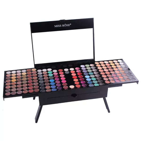 Trusa de farduri Easy Glow, Miss Rose, Lila Rossa, 180 culori