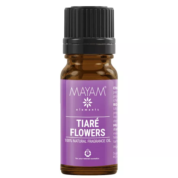 Parfumant natural Elemental, Flori de Tiare, 10 ml