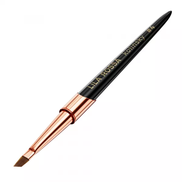 Pensula unghii Slant brush Lila Rossa VIP Premium Kolinsky #4