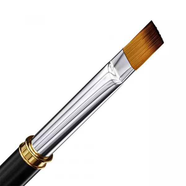 Pensula pentru gel uv, Lila Rossa, maner cu cristale, nb102-10