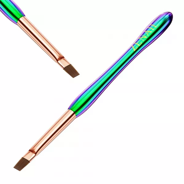 Pensula unghii varf drept Zenail Chameleon #4