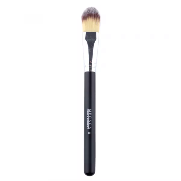 Set pensule makeup, Megaga, cu husa neagra, 22 buc
