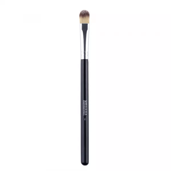 Set pensule makeup, Megaga, cu husa neagra, 22 buc