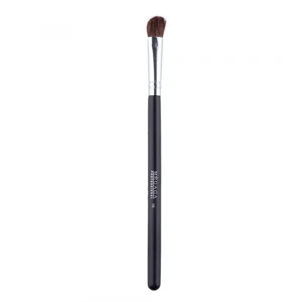 Set pensule makeup, Megaga, cu husa neagra, 22 buc
