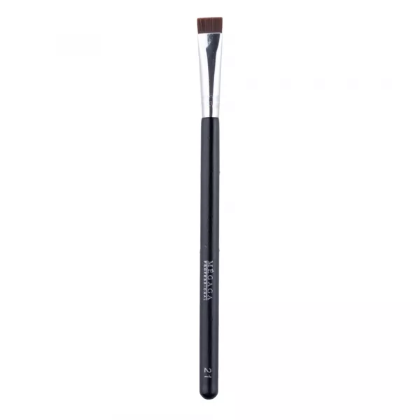 Set pensule makeup, Megaga, cu husa neagra, 22 buc