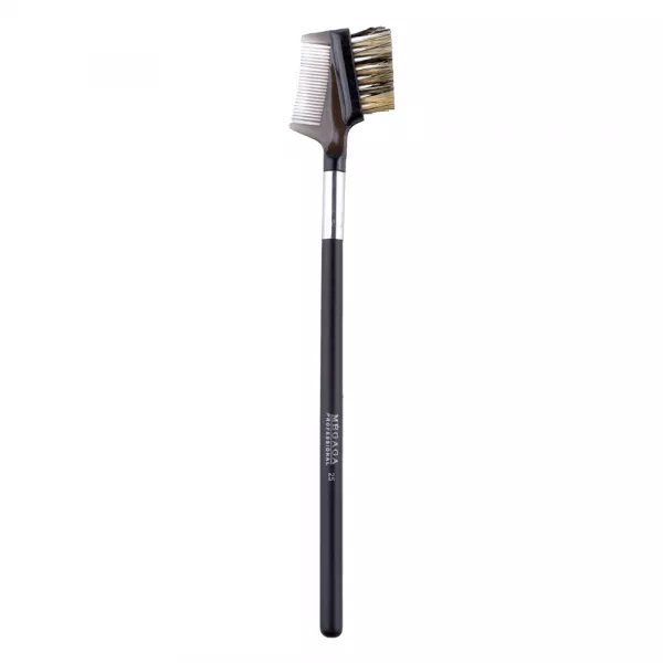 Set pensule makeup, Megaga, cu husa neagra, 22 buc