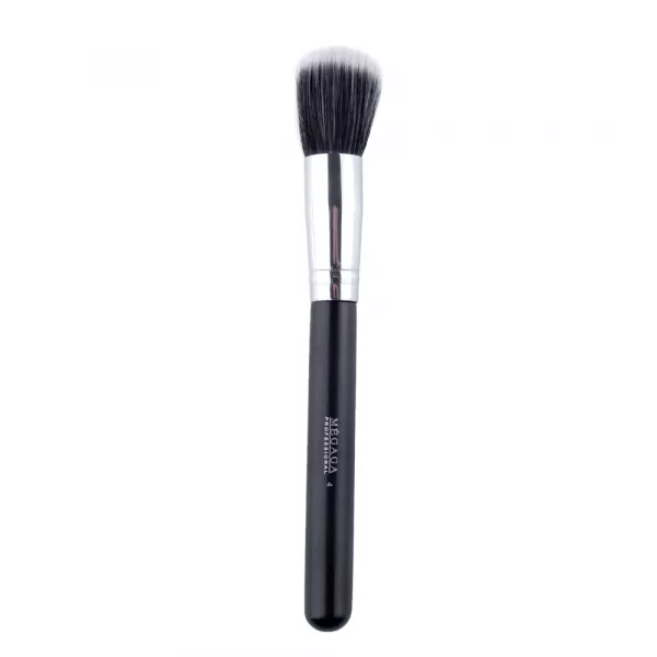 Set pensule makeup, Megaga, cu husa neagra, 22 buc
