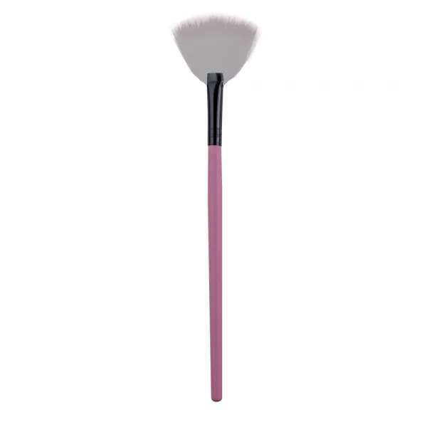 Set pensule makeup, Lila Rossa, cu husa roz, 24 buc