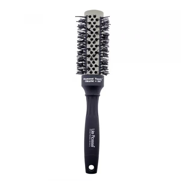Perie profesionala Lila Rossa Diamond Touch, din ceramica, neagra, dt32