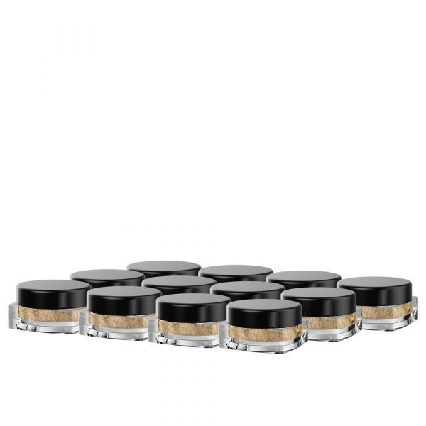 Set pigment cu efect de oglinda, 12 bucati, gold