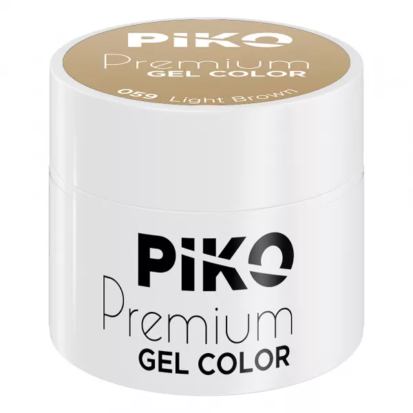 Gel color Piko, Premium, 5g, 059 Light Brown