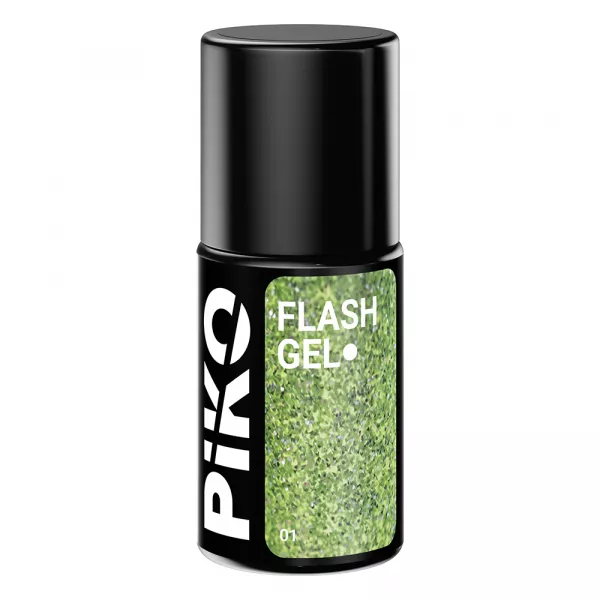 Oja semipermanenta Piko, Flash Gel, 7 g, 01 Green